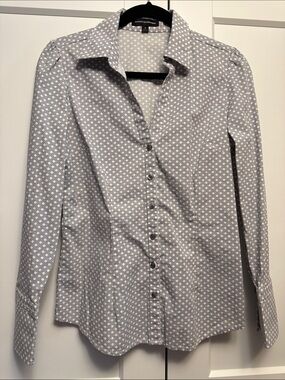Express Shirt with Strips and Dot Pattern